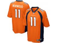 #11 Jordan Norwood Denver Broncos Home Jersey _ Nike Youth Orange NFL Game