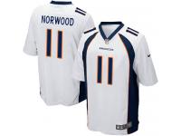 #11 Jordan Norwood Denver Broncos Road Jersey _ Nike Youth White NFL Game