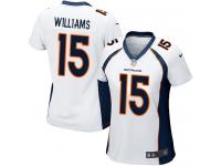 #15 Kyle Williams Denver Broncos Road Jersey _ Nike Women's White NFL Game