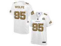 2016 NFL Denver Broncos (DE) #95 Derek Wolfe Women Game Pro Line Super Bowl 50 Fashion Jerseys