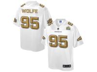 2016 NFL Denver Broncos (DE) #95 Derek Wolfe Youth Game Pro Line Super Bowl 50 Fashion Jerseys