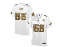 2016 NFL Denver Broncos (OLB) #56 Shane Ray Women Game Pro Line Super Bowl 50 Fashion Jerseys