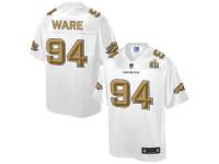 2016 NFL Denver Broncos (OLB) #94 DeMarcus Ware Men Game Pro Line Super Bowl 50 Fashion Jerseys