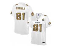 2016 NFL Denver Broncos (TE) #81 Owen Daniels Women Game Pro Line Super Bowl 50 Fashion Jerseys