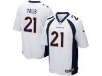 #21 Aqib Talib Denver Broncos Road Jersey _ Nike Youth White NFL Game