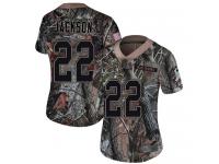 #22 Limited Kareem Jackson Camo Football Women's Jersey Denver Broncos Rush Realtree