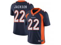 #22 Limited Kareem Jackson Navy Blue Football Alternate Men's Jersey Denver Broncos Vapor Untouchable