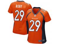 #29 Bradley Roby Denver Broncos Home Jersey _ Nike Women's Orange NFL Game