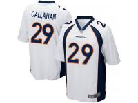 #29 Game Bryce Callahan White Football Road Men's Jersey Denver Broncos