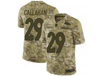 #29 Limited Bryce Callahan Camo Football Youth Jersey Denver Broncos 2018 Salute to Service