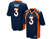 #3 Game Drew Lock Navy Blue Football Alternate Men's Jersey Denver Broncos