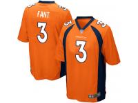 #3 Game Drew Lock Orange Football Home Men's Jersey Denver Broncos