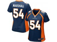 #54 Brandon Marshall Denver Broncos Alternate Jersey _ Nike Women's Navy Blue NFL Game