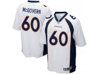 #60 Game Connor McGovern White Football Road Men's Jersey Denver Broncos