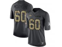 #60 Limited Connor McGovern Black Football Men's Jersey Denver Broncos 2016 Salute to Service