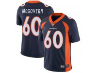 #60 Limited Connor McGovern Navy Blue Football Alternate Men's Jersey Denver Broncos Vapor Untouchable