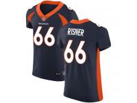 #66 Elite Dalton Risner Navy Blue Football Alternate Men's Jersey Denver Broncos Vapor Untouchable