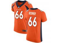 #66 Elite Dalton Risner Orange Football Home Men's Jersey Denver Broncos Vapor Untouchable