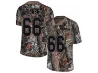 #66 Limited Dalton Risner Camo Football Men's Jersey Denver Broncos Rush Realtree