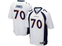 #70 Game Ja'Wuan James White Football Road Men's Jersey Denver Broncos