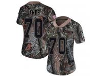 #70 Limited Ja'Wuan James Camo Football Women's Jersey Denver Broncos Rush Realtree