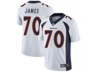 #70 Limited Ja'Wuan James White Football Road Men's Jersey Denver Broncos Vapor Untouchable