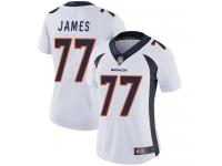 #70 Limited Ja'Wuan James White Football Road Women's Jersey Denver Broncos Vapor Untouchable