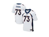 #73 Denver Broncos Russell Okung Elite Jersey - Nike White NFL Men's Road