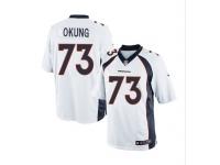 #73 Denver Broncos Russell Okung Limited Jersey - Nike White NFL Men's Road