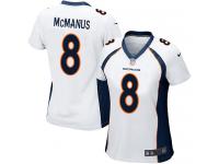 #8 Brandon McManus Denver Broncos Road Jersey _ Nike Women's White NFL Game