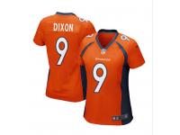 #9 Denver Broncos Riley Dixon Game Jersey - Nike Orange NFL Women's Home