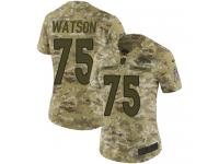 #93 Limited Dre'Mont Jones Camo Football Men's Jersey Denver Broncos 2018 Salute to Service