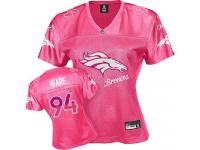 #94 DeMarcus Ware Denver Broncos Jersey _ Nike Women's Pink Fem Fan NFL Game