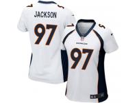 #97 Malik Jackson Denver Broncos Road Jersey _ Nike Women's White NFL Game