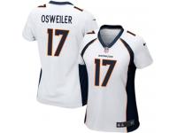 Denver Broncos Brock Osweiler Women's Road Jersey - White Nike NFL #17 Game