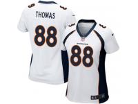 Denver Broncos Demaryius Thomas Women's Road Jersey - White Nike NFL #88 Game