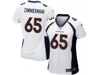 Denver Broncos Gary Zimmerman Women's Road Jersey - White Nike NFL #65 Game