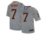 Denver Broncos John Elway Youth Jersey - Lights Out Grey Nike NFL #7 Game