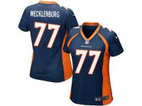 Denver Broncos Karl Mecklenburg Women's Alternate Jersey - Navy Blue Nike NFL #77 Game