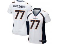 Denver Broncos Karl Mecklenburg Women's Road Jersey - White Nike NFL #77 Game