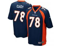 Denver Broncos Ryan Clady Youth Alternate Jersey - Navy Blue Nike NFL #78 Game