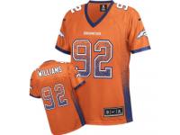 Denver Broncos Sylvester Williams Women's Jersey - Orange Drift Fashion Nike NFL #92 Game