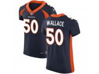 Elite Men's Aaron Wallace Denver Broncos Nike Alternate Vapor Untouchable Jersey - Navy