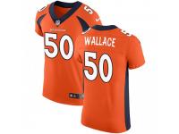 Elite Men's Aaron Wallace Denver Broncos Nike Team Color Vapor Untouchable Jersey - Orange