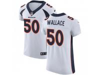 Elite Men's Aaron Wallace Denver Broncos Nike Vapor Untouchable Jersey - White