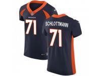 Elite Men's Austin Schlottmann Denver Broncos Nike Alternate Vapor Untouchable Jersey - Navy