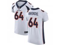 Elite Men's Jake Brendel Denver Broncos Nike Vapor Untouchable Jersey - White