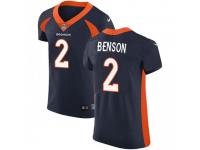 Elite Men's Trinity Benson Denver Broncos Nike Alternate Vapor Untouchable Jersey - Navy