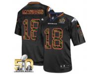 Elite Peyton Manning Men Jersey - Denver Broncos #18 Camo Fashion Black Super Bowl 50 Bound Nike NFL