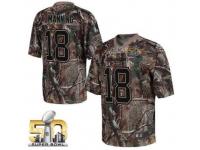 Elite Peyton Manning Men Jersey - Denver Broncos #18 Realtree Camo Super Bowl 50 Bound Nike NFL